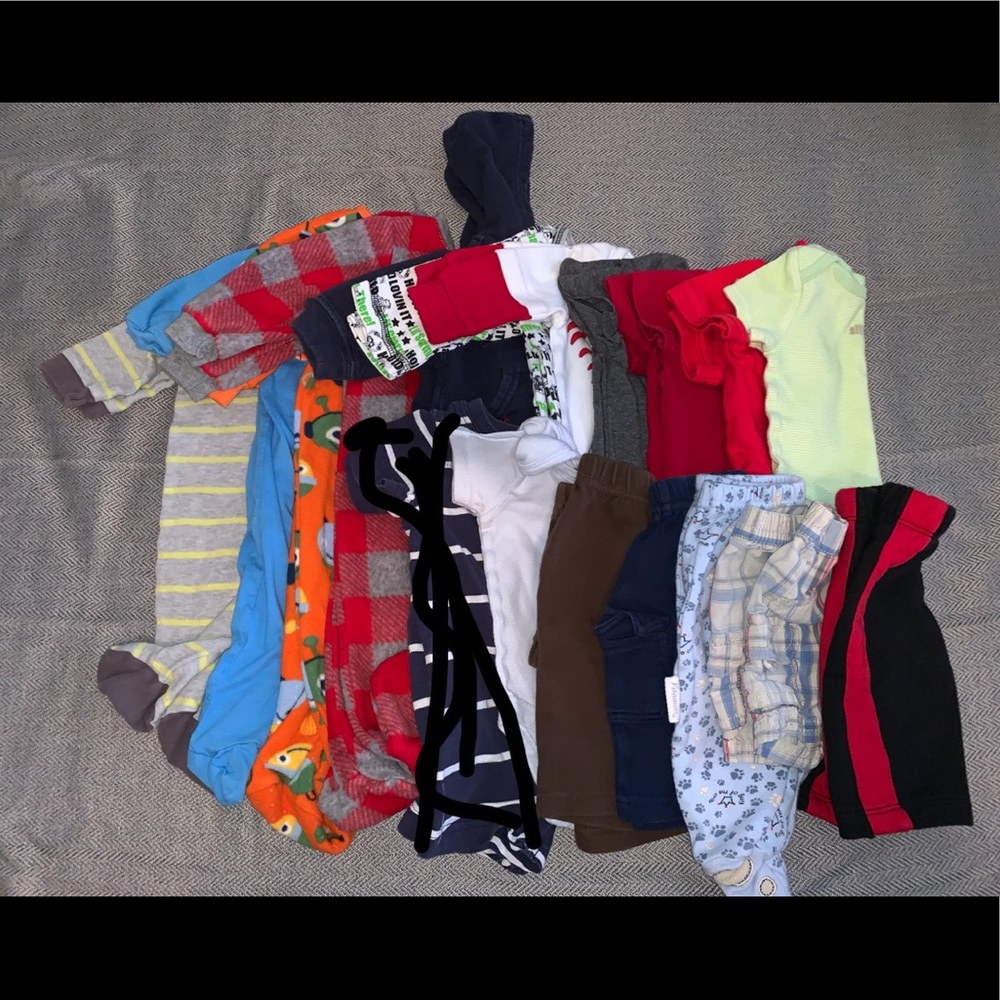 Lot of 17 items 0-3m / 3m Baby Boy